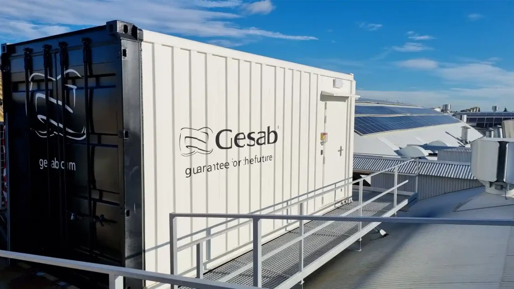 diseño data center container GESAB