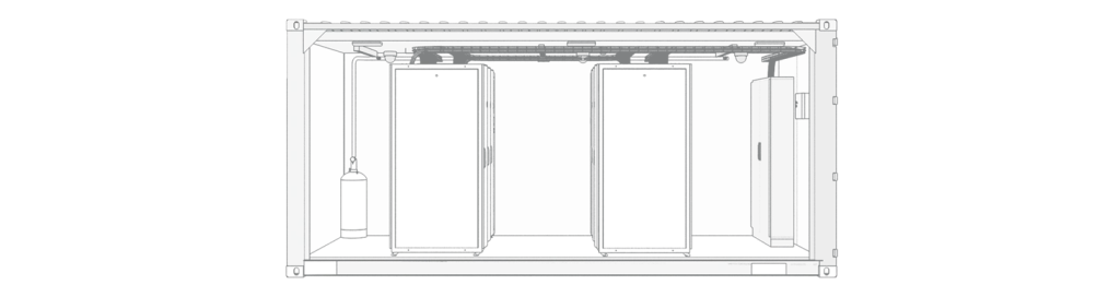container data center de gesab 20 pies