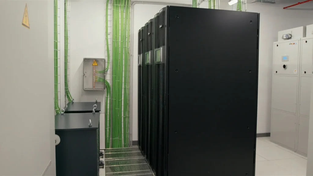 sistema de alimentacion ininterrumpida SAI o UPS de puertos del centro de datos de puertos del estado españa