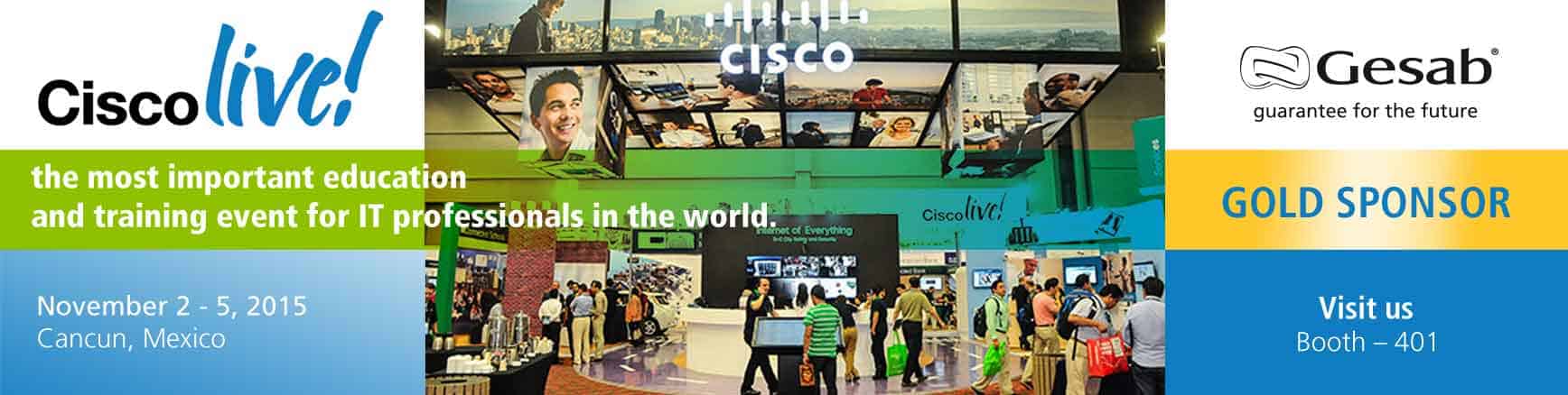 Cisco Live Banner GESAB Events