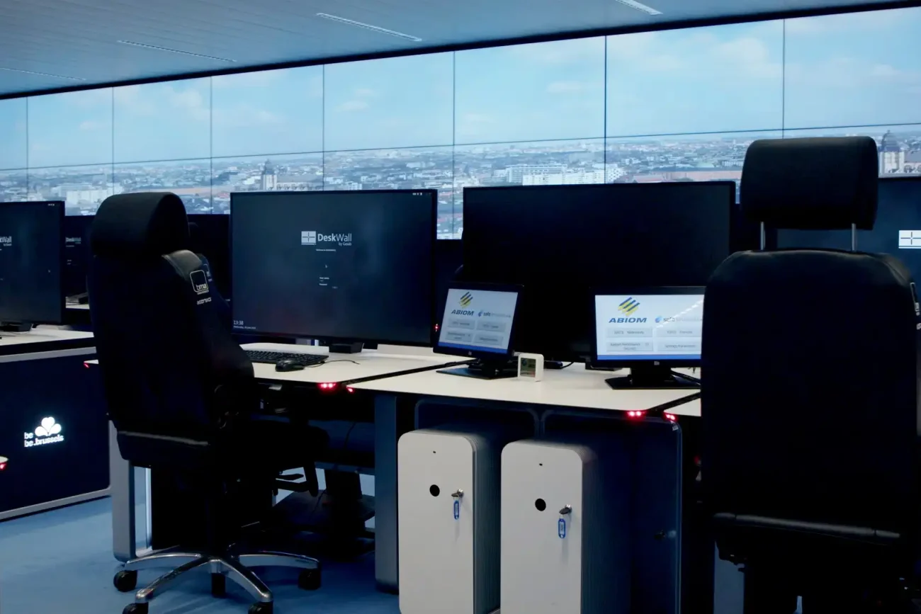 Centro de control Safe.Brussels Advantis NG y DeskWall
