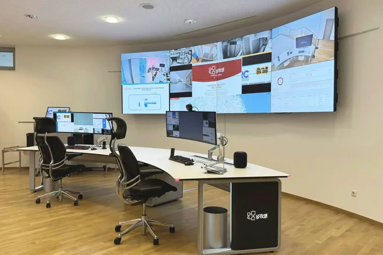 unival group showroom control console gesab