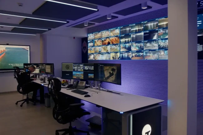 Centro de control de la Policía del Puerto de Tarragona