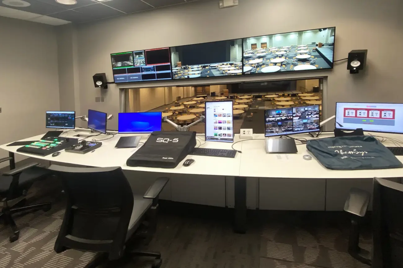 Sala de control Advantis Pod Universidad de Alabama