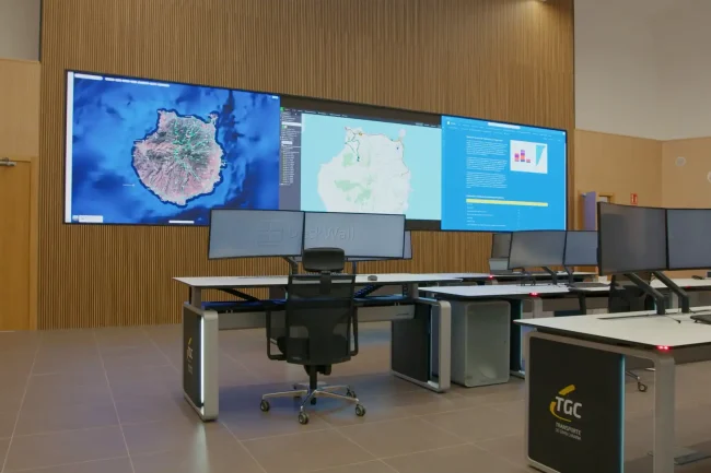 Centro de control GESAB de Transporte de Gran Canaria
