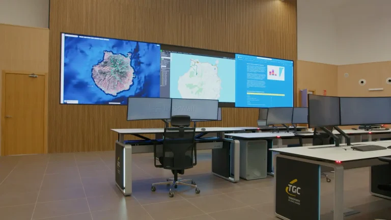 Centro de control GESAB de Transporte de Gran Canaria