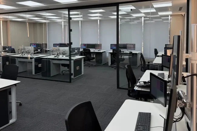 Advantis NG control console International Training Center Azerbaijan